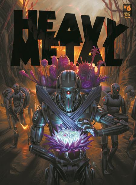 HEAVY METAL MAGAZINE #6 FLAVIO GRECO PLAGIA A COVER