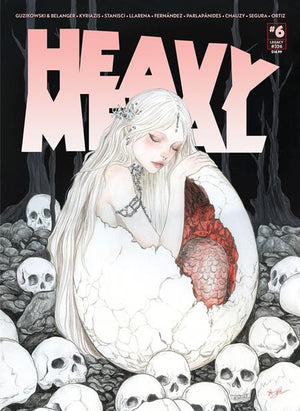 HEAVY METAL MAGAZINE #6 AMANDA M JANSSON B COVER