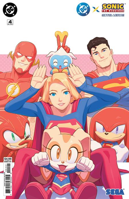 DC X SONIC THE HEDGEHOG METAL LEGION #4 (OF 5) MIN HO KIM B COVER