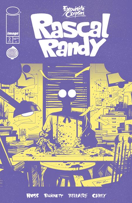EXQUISITE CORPSES RASCAL RANDY #2 (OF 5) POLYBAGGED WITH COLLECTIBLE CARD DYLAN BURNETT C COVER