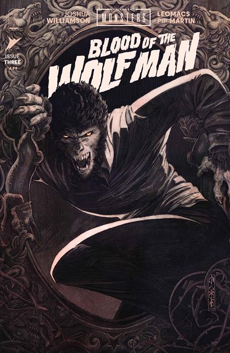 UNIVERSAL MONSTERS BLOOD OF THE WOLF MAN #3 (OF 4) EVAN CAGLE B COVER