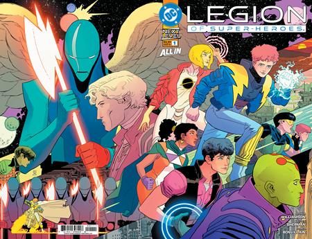 LEGION OF SUPER-HEROES #1 WRAPAROUND HAYDEN SHERMAN A COVER