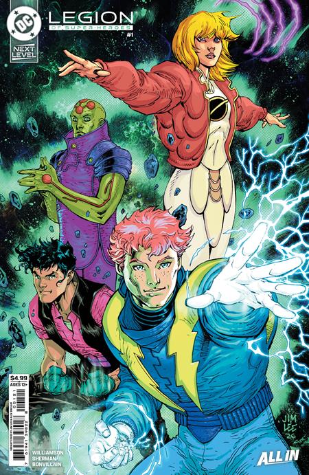 LEGION OF SUPER-HEROES #1 JIM LEE B COVER