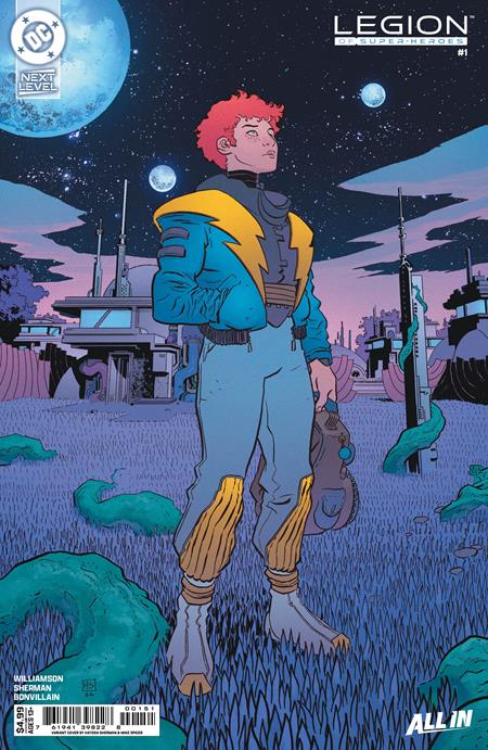 LEGION OF SUPER-HEROES #1 HAYDEN SHERMAN E COVER