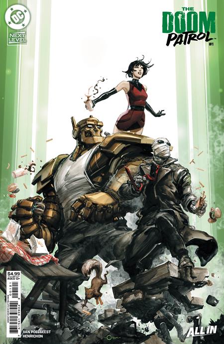 DOOM PATROL #1 CLAYTON CRAIN B COVER