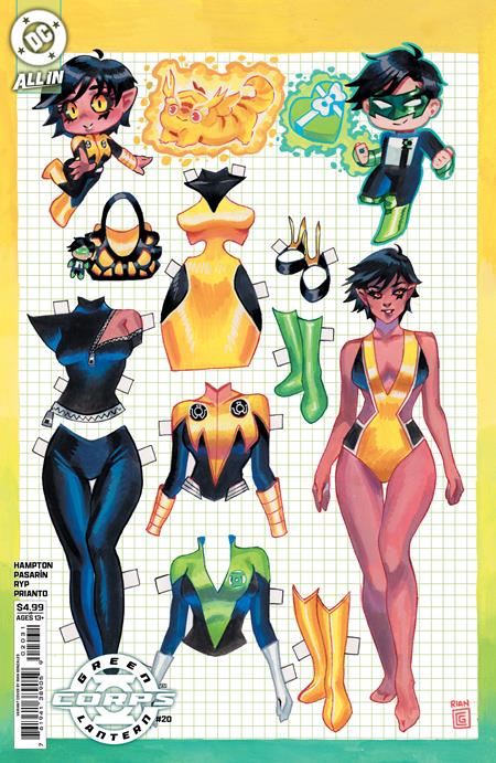 GREEN LANTERN CORPS #20 RIAN GONZAELES C COVER