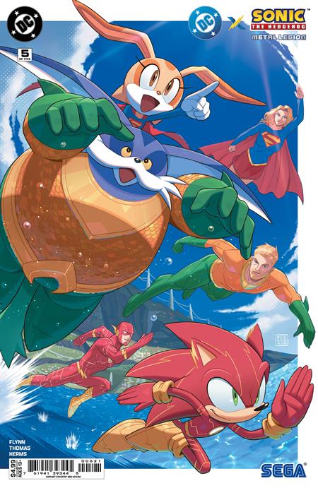 DC X SONIC THE HEDGEHOG METAL LEGION #5 (OF 5) MIN HO KIM B COVER