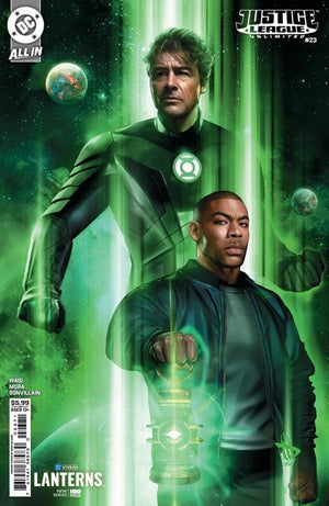 JUSTICE LEAGUE UNLIMITED #23 LANTERNS DAVE WILKINS G COVER