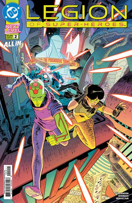 LEGION OF SUPER-HEROES #2 HAYDEN SHERMAN A COVER