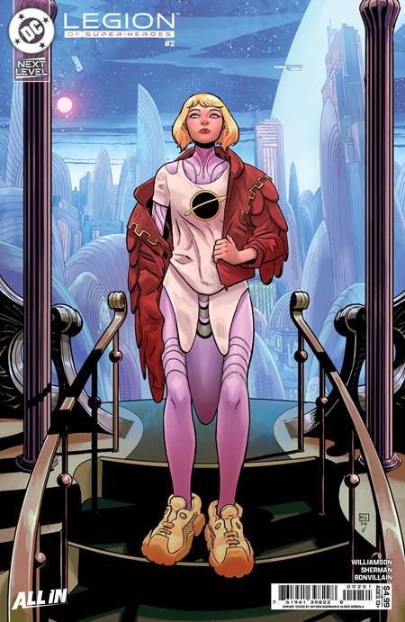 LEGION OF SUPER-HEROES #2 HAYDEN SHERMAN E COVER
