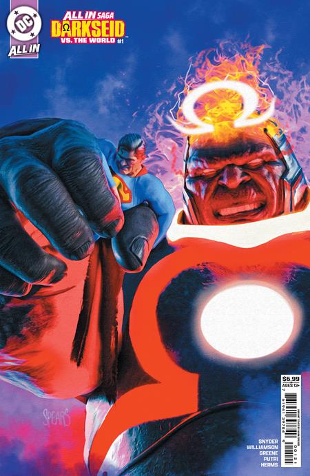DC ALL IN SAGA DARKSEID VS THE WORLD #1 (ONE SHOT) MARK SPEARS B COVER