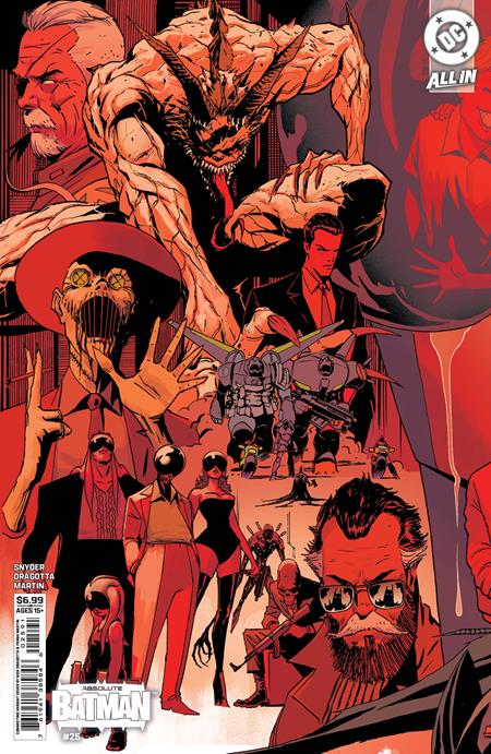 ABSOLUTE BATMAN #25 NICK DRAGOTTA CONNECTING H,I,& J COVER SET