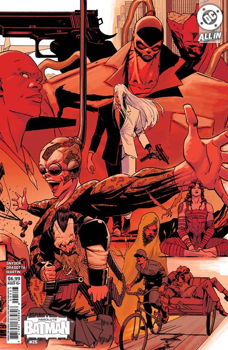 ABSOLUTE BATMAN #25 NICK DRAGOTTA CONNECTING H,I,& J COVER SET