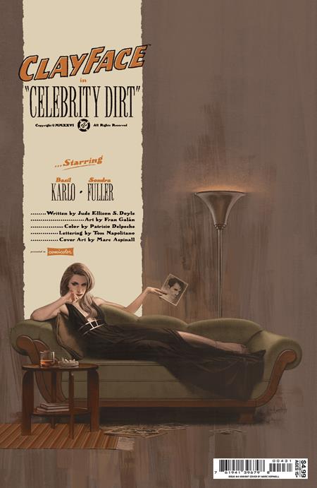 CLAYFACE CELEBRITY DIRT #4 (OF 6) MARC ASPINALL C COVER