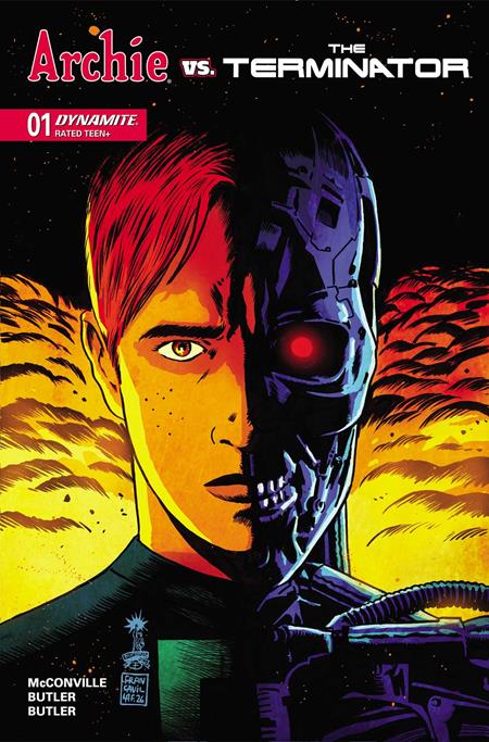 ARCHIE VS THE TERMINATOR #1 FRANCESCO FRANCAVILLA A COVER