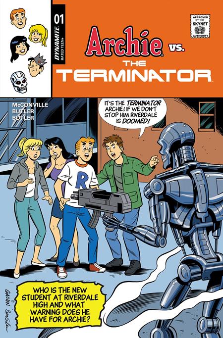 ARCHIE VS THE TERMINATOR #1 BILL GALVAN D COVER