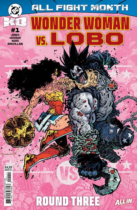 DC K.O. WONDER WOMAN VS LOBO #1 (ONE SHOT) JORGE CORONA A COVER
