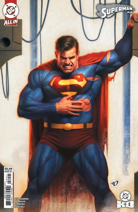 SUPERMAN #34 (DC K.O.) ARIEL OLIVETTI D COVER