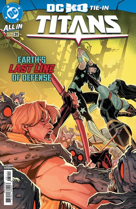 TITANS #31 (DC K.O. TIE-IN) PETE WOODS A COVER