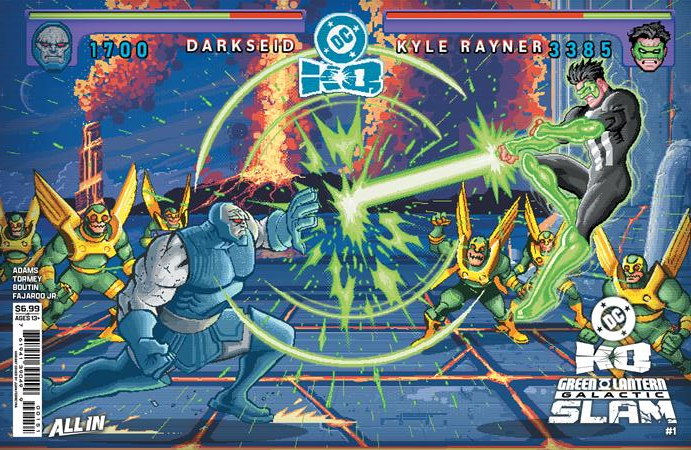 DC K.O. GREEN LANTERN GALACTIC SLAM #1 (ONE SHOT) JUAN FERREYRA WRAPAROUND E COVER