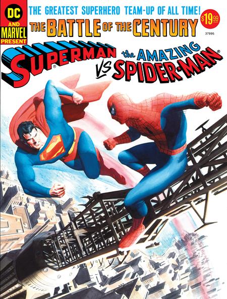 50TH ANNIVERSARY TREASURY EDITION SUPERMAN VS THE AMAZING SPIDER-MAN #1 FACSIMILE ALEX ROSS B COVER