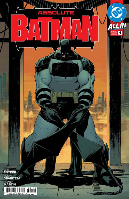 ABSOLUTE BATMAN #1 TENTH PRINTING NICK DRAGOTTA A COVER