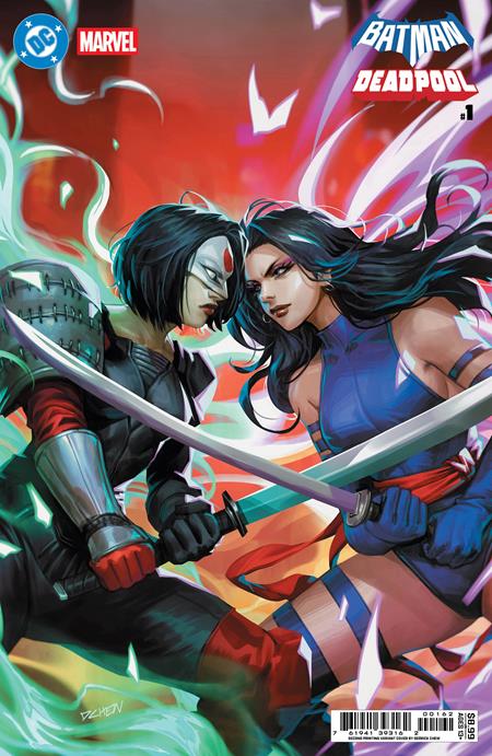 DC/MARVEL BATMAN DEADPOOL #1 (ONE SHOT) SECOND PRINTING DERRICK CHEW D COVER