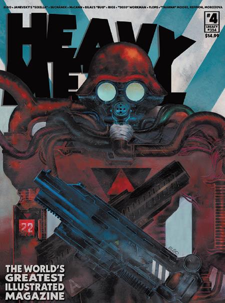 HEAVY METAL MAGAZINE #4 ELGO B COVER