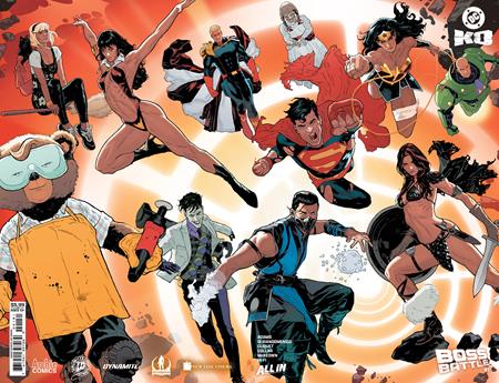 DC K.O. BOSS BATTLE #1 (ONE SHOT) JEFF SPOKES WRAPAROUND E COVER