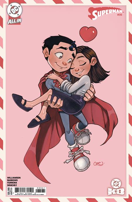 SUPERMAN #35 CHRISSIE ZULLO VALENTINES DAY F COVER