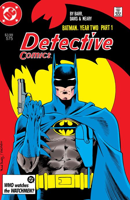 DETECTIVE COMICS #575 FACSIMILE EDITION ALAN DAVIS A COVER