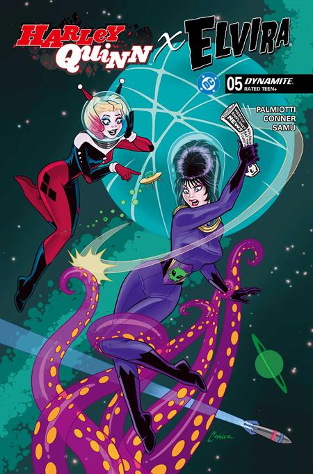 HARLEY QUINN X ELVIRA #5 AMANDA CONNER A COVER