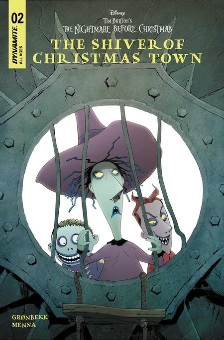 TIM BURTONS THE NIGHTMARE BEFORE CHRISTMAS THE SHIVER OF CHRISTMAS TOWN #2 JAE LEE A COVER