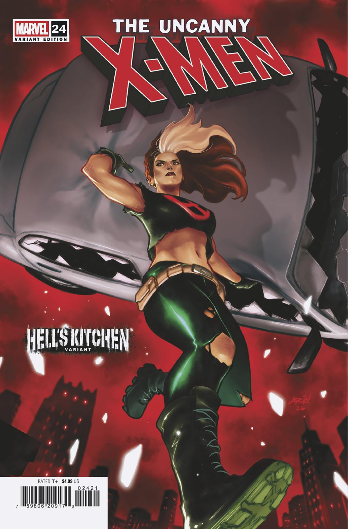 UNCANNY X-MEN #24 ARIO ANINDITO HELL'S KITCHEN B COVER