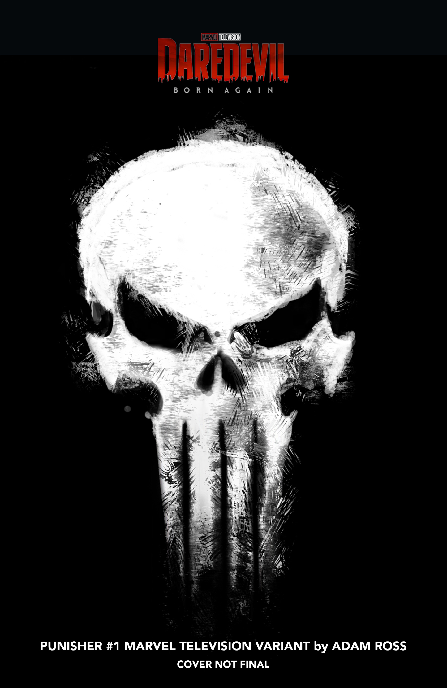 PUNISHER #1 MARVEL TELEVISION LOGO B COVER