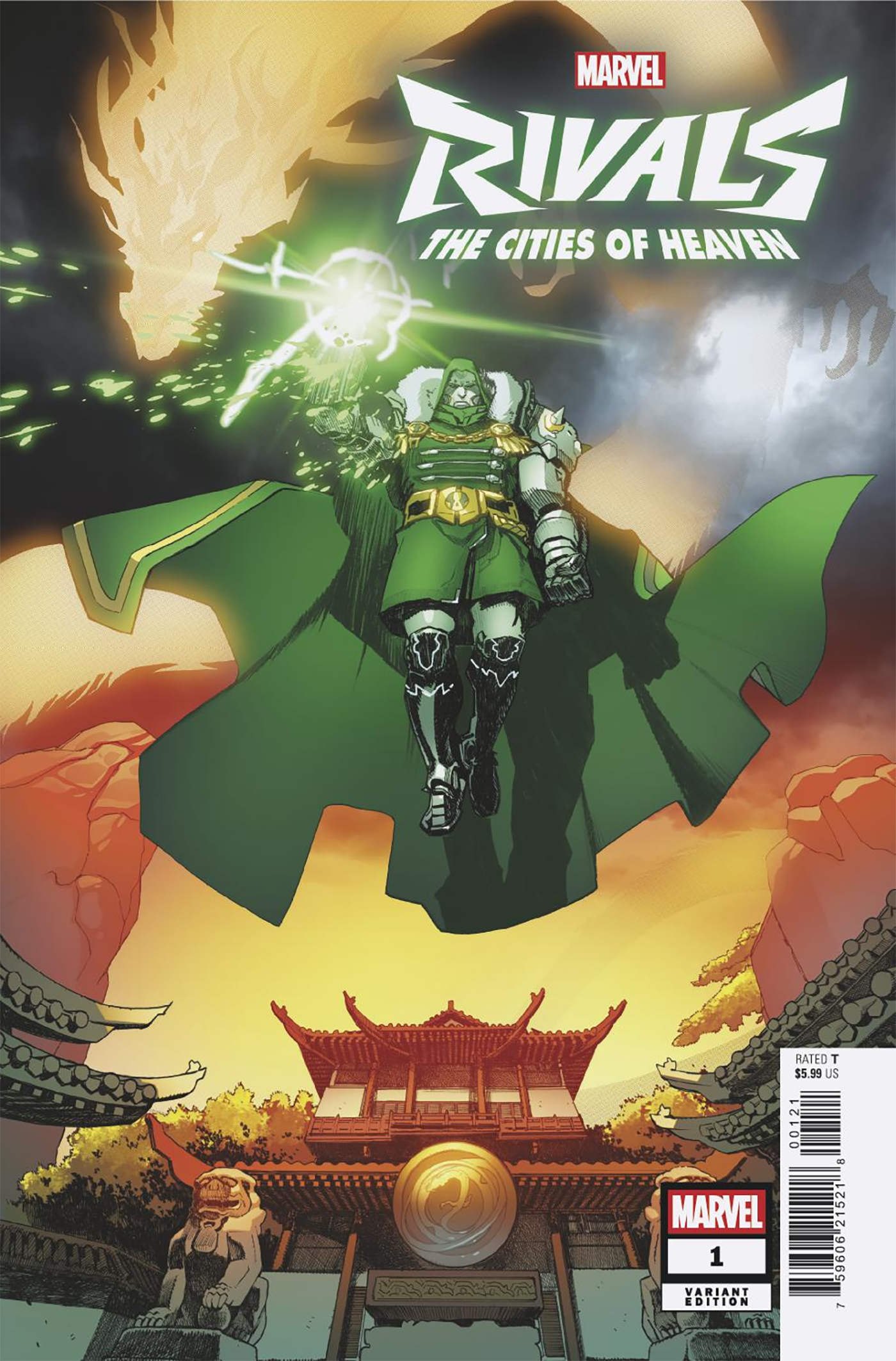 MARVEL RIVALS: THE CITIES OF HEAVEN #1 MARCO FERRARI B COVER