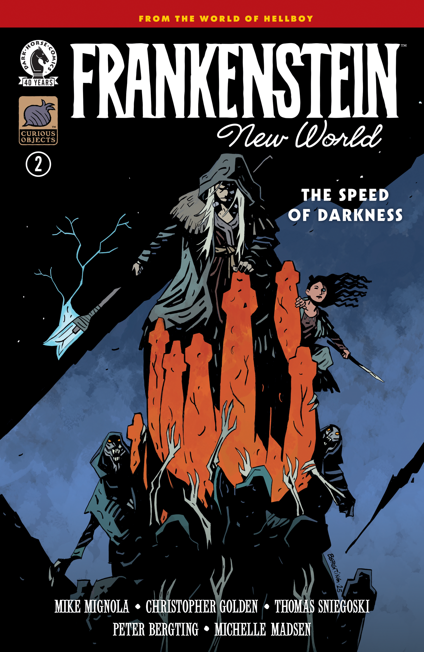 FRANKENSTEIN: NEW WORLD--THE SPEED OF DARKNESS #2 PETER BERGTING A COVER