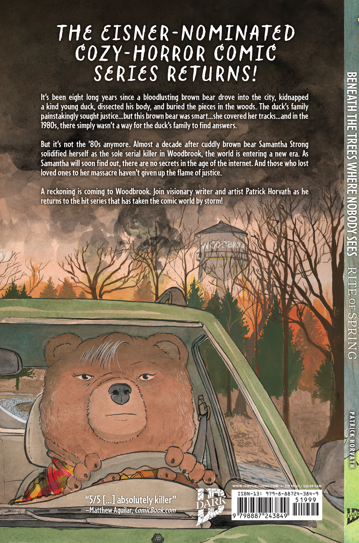BENEATH THE TREES WHERE NOBODY SEES: RITES OF SPRING TRADE PAPERBACK