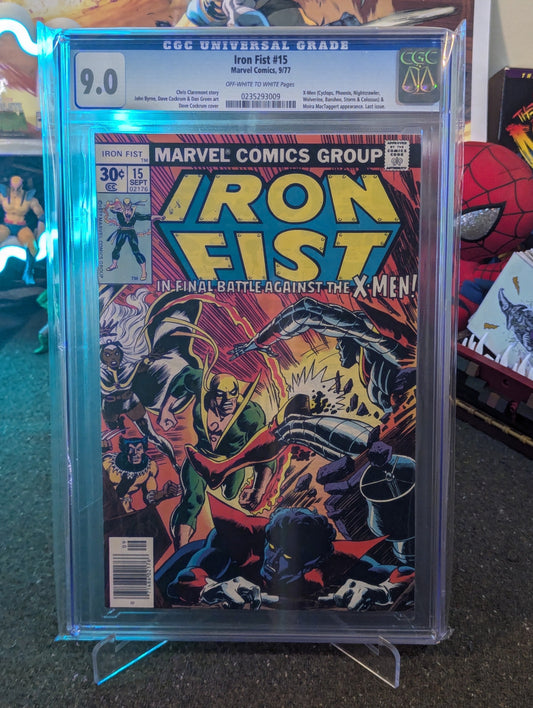 IRON FIST #15 CGC 9.0 KEY ISSUE