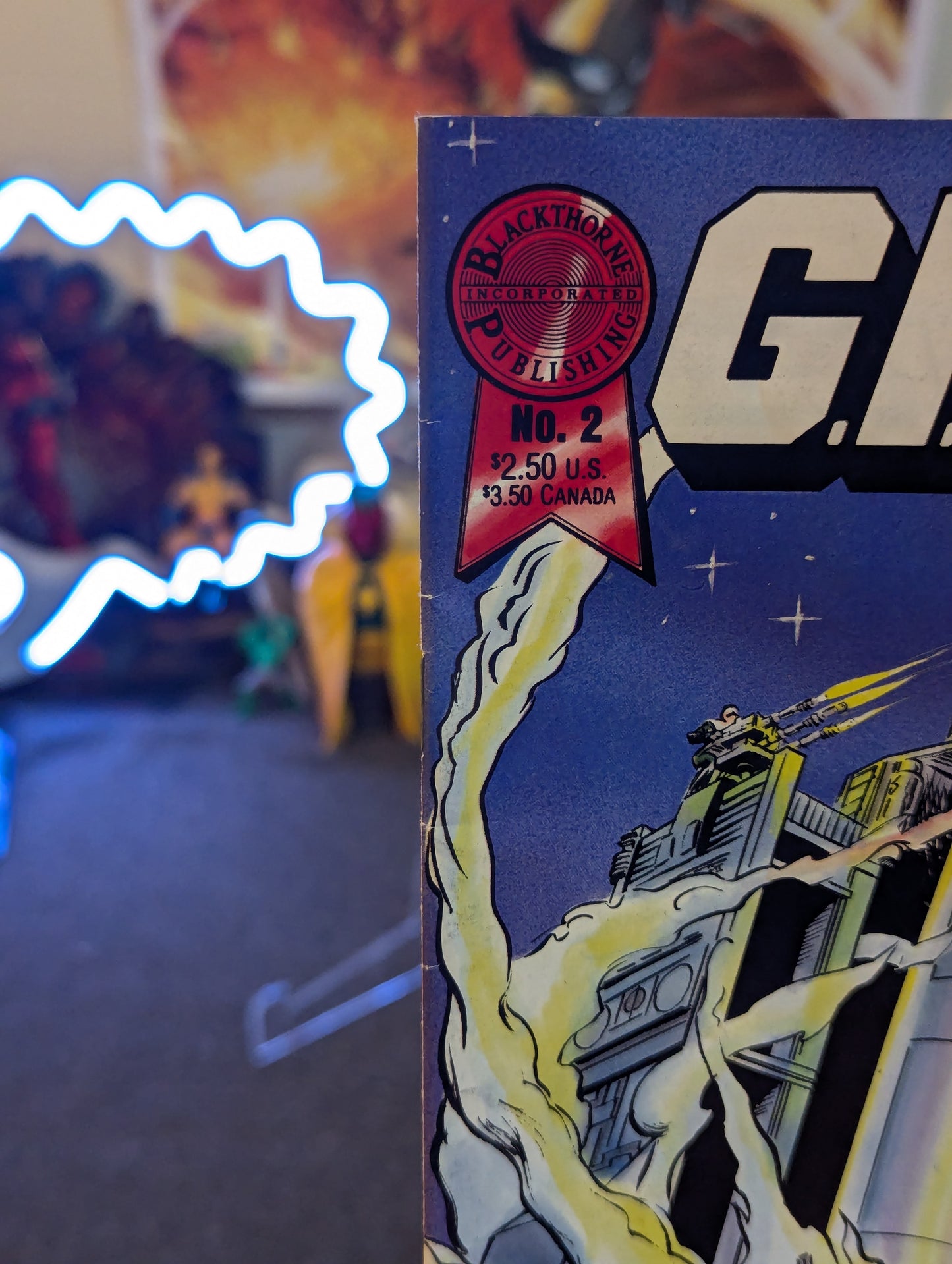 G.I. JOE 3-D #2 (1987) 3D GLASSES INCLUDED