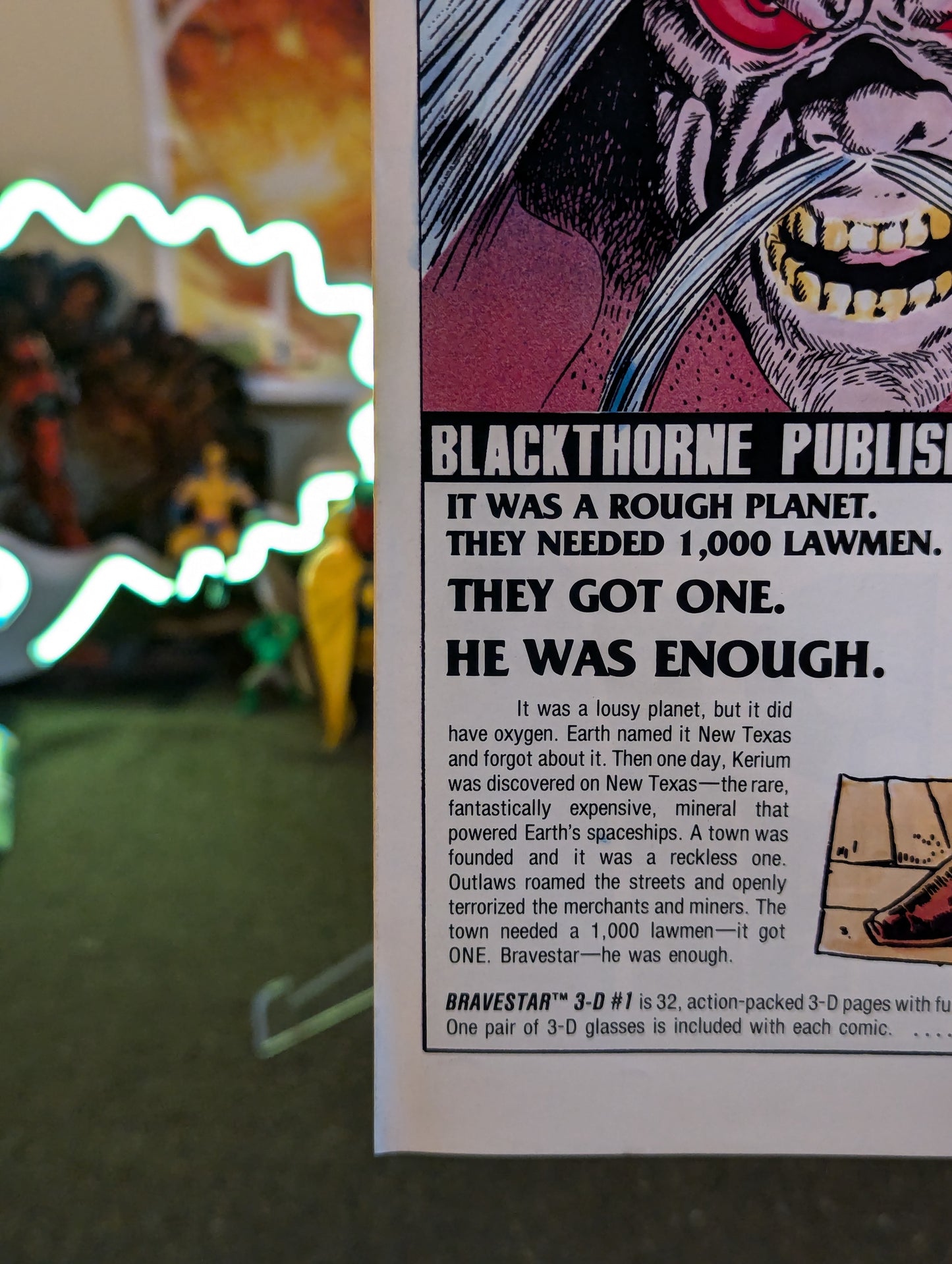 G.I. JOE 3-D #2 (1987) 3D GLASSES INCLUDED