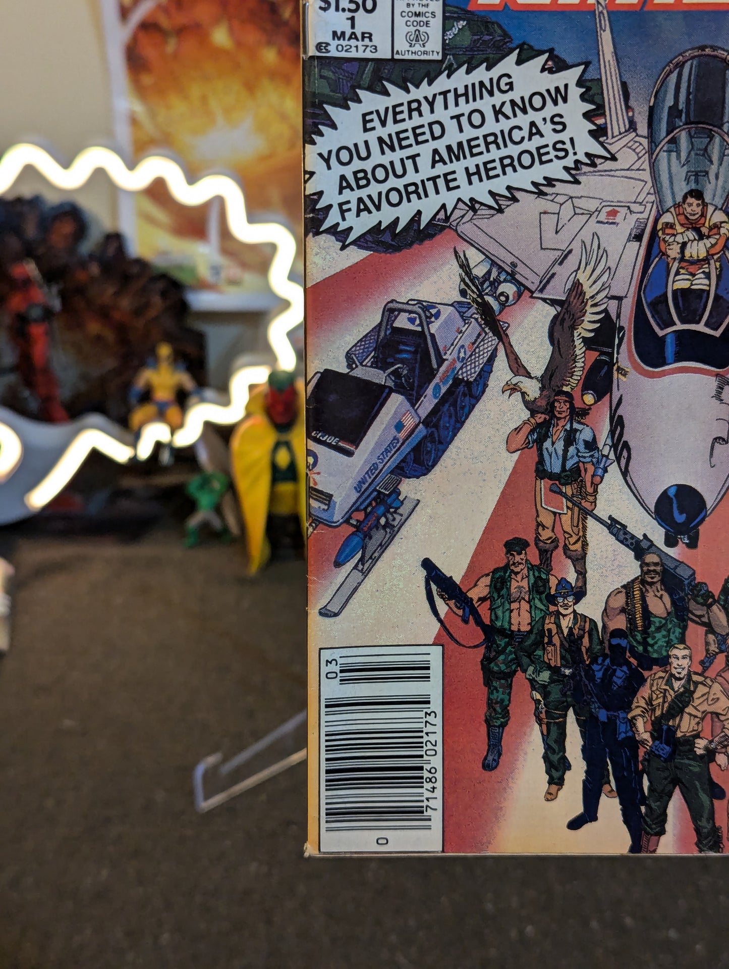 G.I. JOE YEARBOOK #1 (1985) NEWSTAND