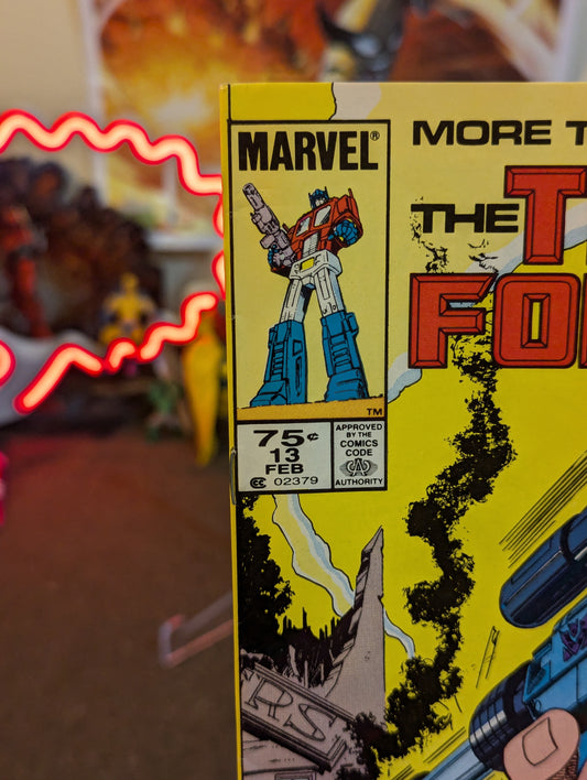 TRANSFORMERS #13 (1986) NEWSTAND
