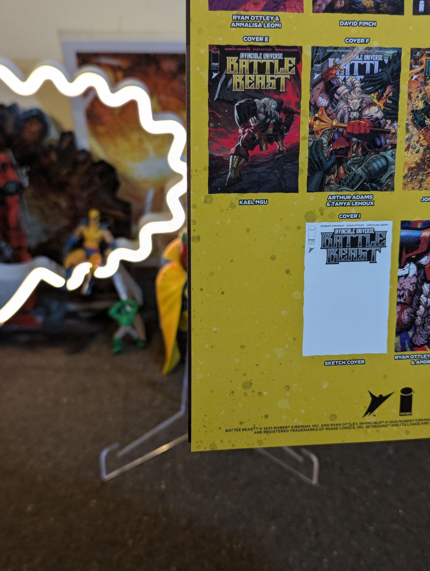 INVINCIBLE UNIVERSE : BATTLE BEAST #1 (2025) RATIO COVER KEY ISSUE