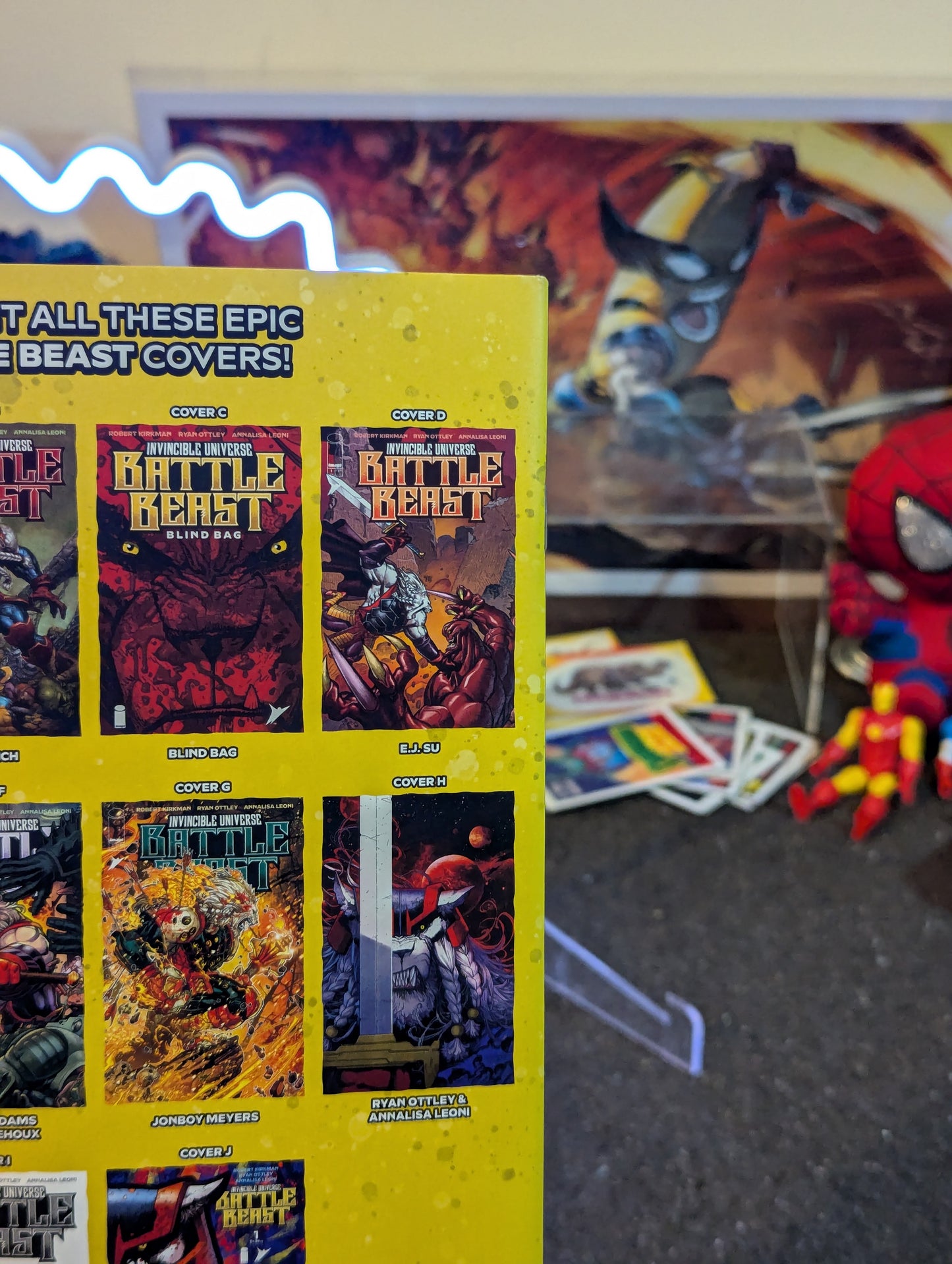 INVINCIBLE UNIVERSE : BATTLE BEAST #1 (2025) RATIO COVER KEY ISSUE
