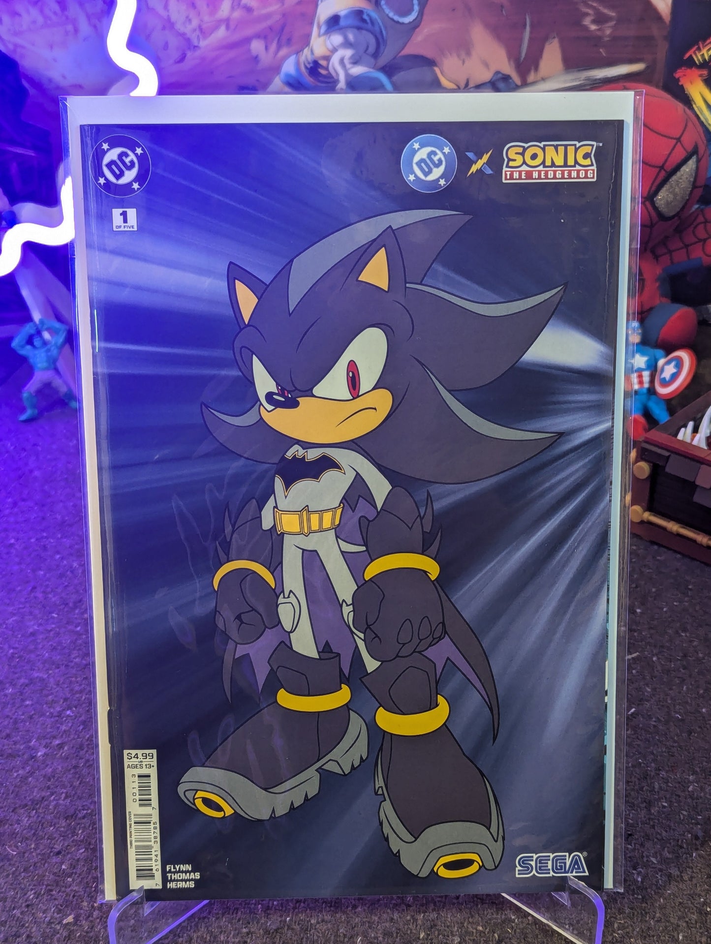 DC X SONIC #1 REPRINT SET VARIANTS (2025)
