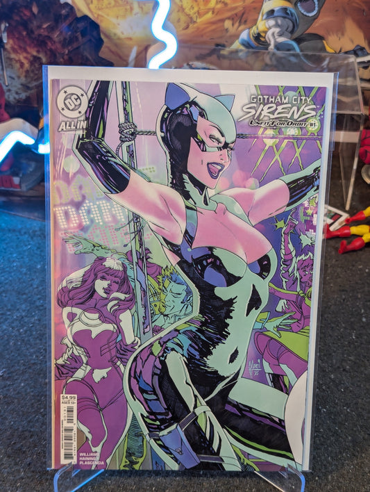 GOTHAM CITY SIRENS : UNFIT FOR ORBIT #1-5 CONNECTING VARIANT COVER SET