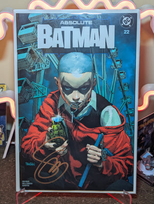 ABSOLUTE BATMAN #22 DAN PANOSIAN COVER (SIGNED BY SCOTT SNYDER)