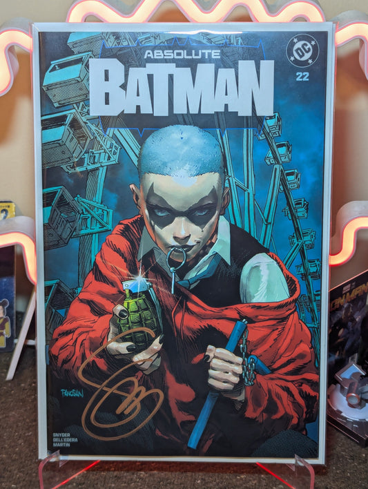 ABSOLUTE BATMAN #22 DAN PANOSIAN COVER (SIGNED BY SCOTT SNYDER)