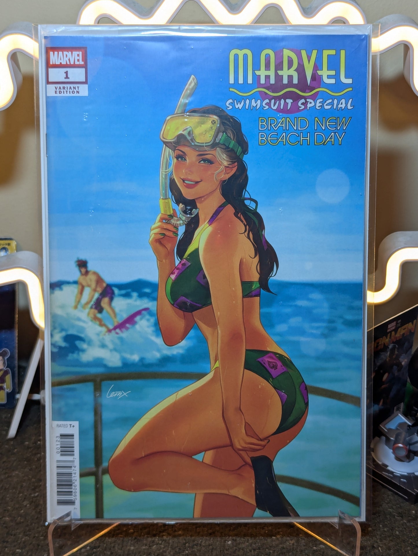 SDCC EXCLUSIVE MARVEL SWIMSUIT SPECIAL: BRAND NEW BEACH DAY #1 VARIANT COVER